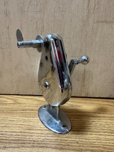 VINTAGE CRAIG CHROME MOVIE FILM REWIND REWINDERS CRANK PAIR With Senior Splicer - Picture 8 of 15