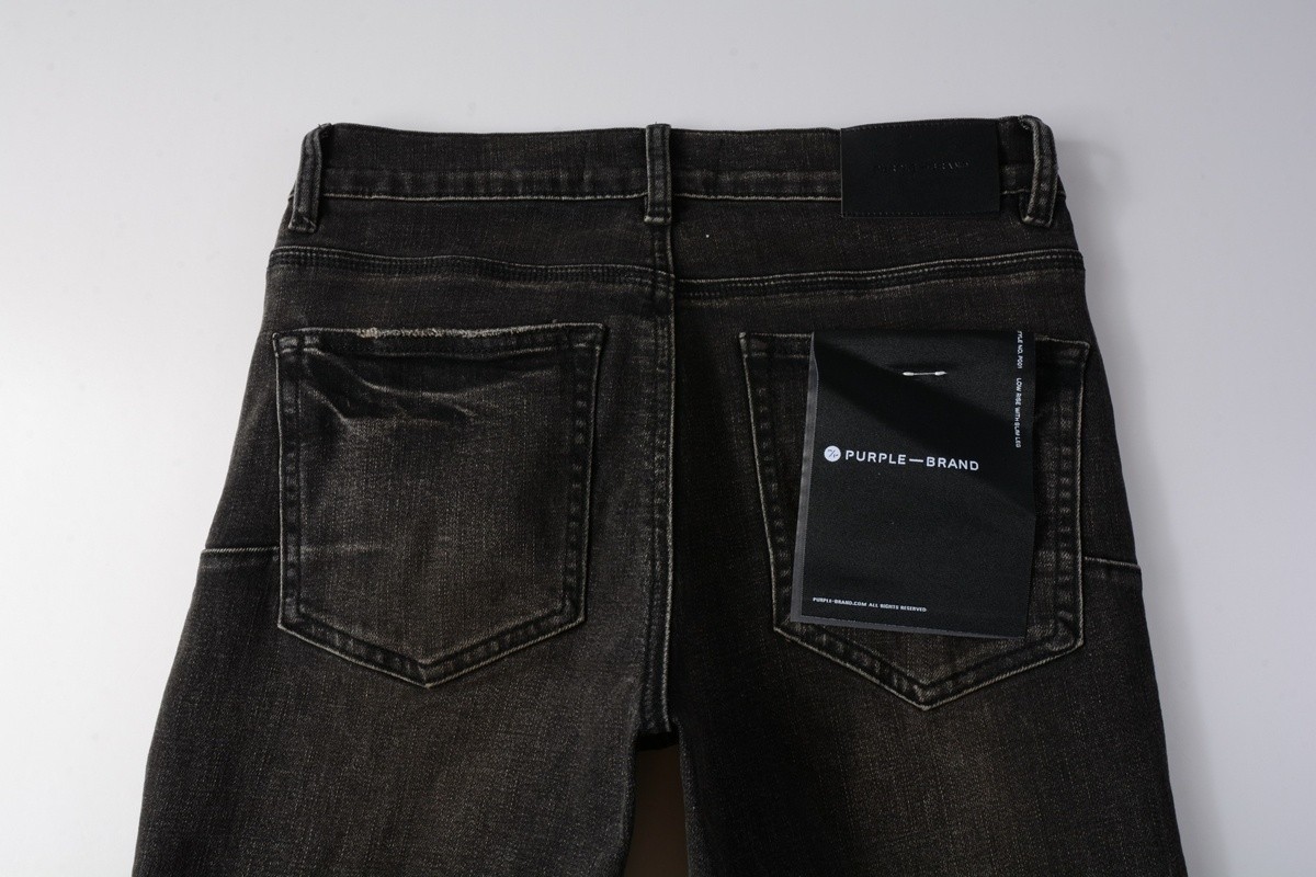 PURPLE BRAND ブラックデニム 28size NEW purple brand jeans black men's ripped jeans jeans in sizes 28
