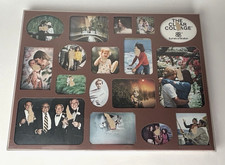 Vtg 1980s The Clear Collage Photo Frame 19.5 X 14.5 Acrylic Holds 17 Pictures