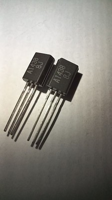 Sanyo 2SA1438 High Gain PNP silicon transistors/Lot of 2/ NOS/SC-51 pkg./Rare