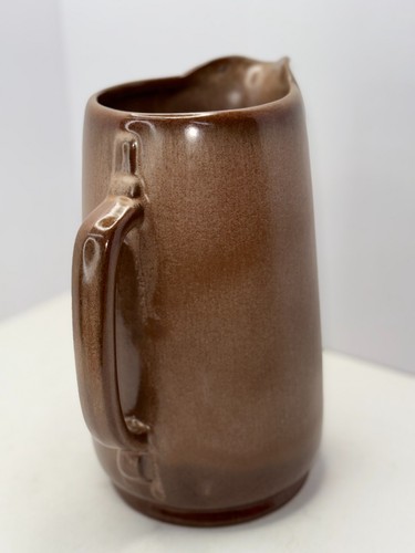 Vintage Frankoma Brown Plainsman #80 64oz Pitcher Vintage Pottery 2 Qt - Picture 4 of 7