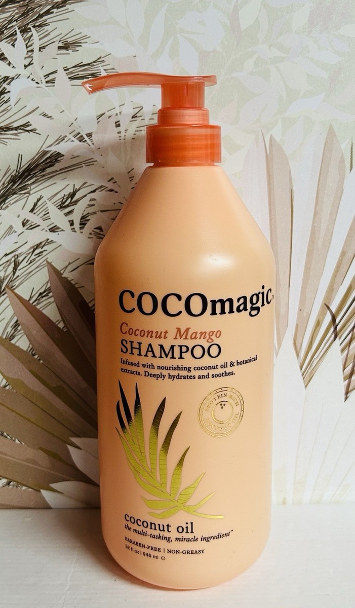 CocoMagic ~ Coconut Mango Shampoo 32 oz Infused Coconut oil