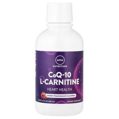 2 X MRM Nutrition, CoQ-10 L-Carnitine, Cherry-Pomegranate, 16 fl oz (480 ml)