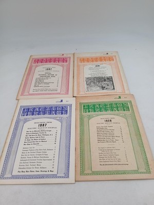 Traction Heritage Electric Railway Journal Vol 1 Set 4 Softcover Multicolor