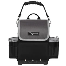 Electrician Tool Bag, 30-Pockets Heavy Duty Tool Pouch with Hard Bottom & Sho...