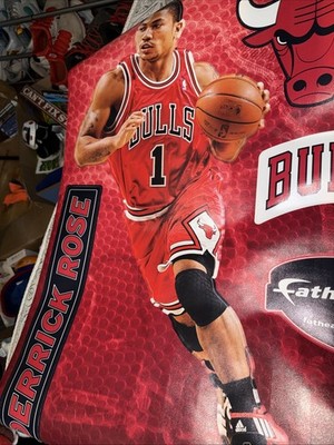 MVP Derrick Rose Chicago Bulls NBA Fathead Tradeables !!