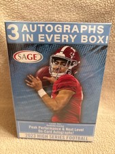 2023 Sage High Series Football Blaster Box - Factory Sealed