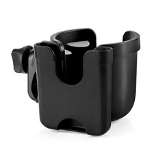 Accmor Stroller Cup Holder with Phone Holder, Bike 1 All Black