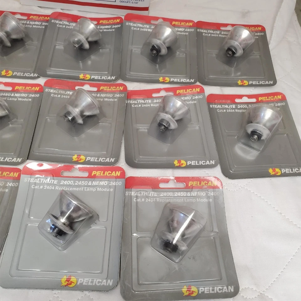 Lote de 14 Linternas Pelican Stealthlite 2400 2450 Nemo 2400 LOTE-898 Foto 4 de 4