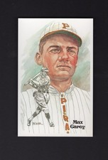 #85 MAX CAREY, Pittsburgh Pirates ~ Perez-Steele HOF postcard #7176/10,000