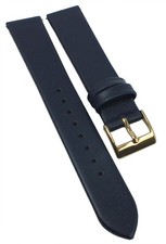 Junghans Max Bill Bracelet de Rechange 17mm Cuir Bleu 047/4540 047/4541