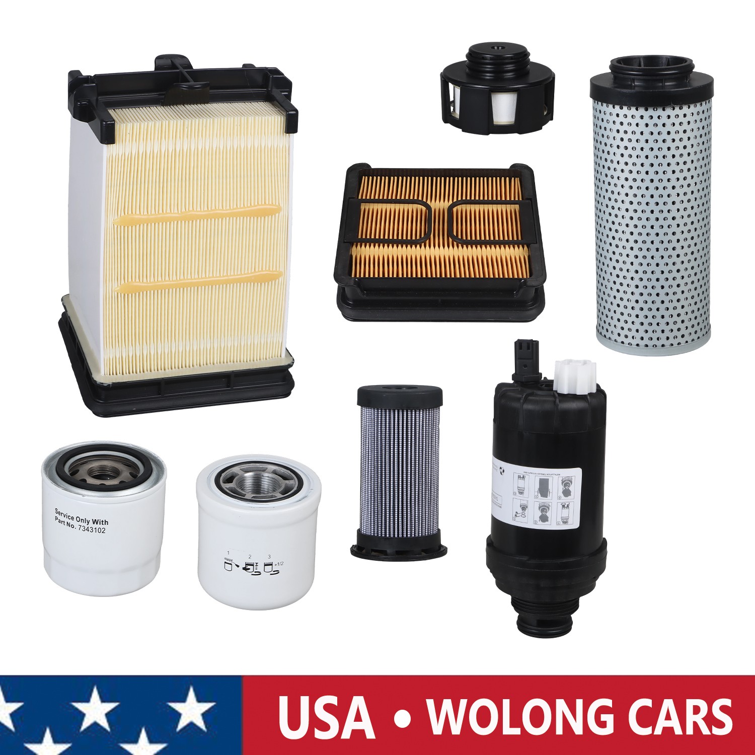 Filter Kit for Bobcat for S450 S510 S530 S550 S570 S590 S595 S630 S650 New