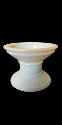 Milk Glass Pinwheel Swirl Multi Pillar Size / Tapered Candlestick Holder