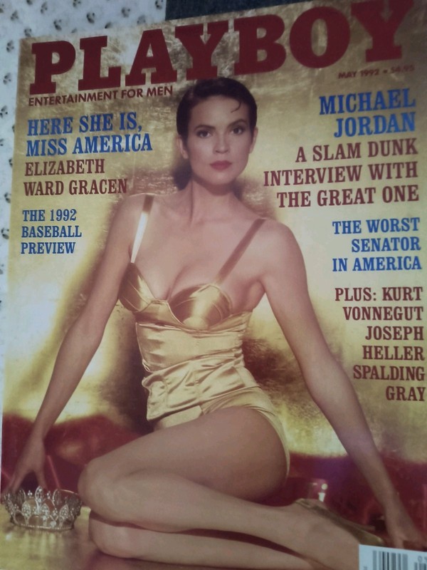 Play Boy Magazine May 1992 Cover: Miss America Elizabeth Ward Gracen