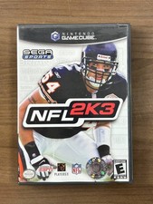 NFL 2K3 Nintendo GameCube 2002 Sega Sports Disc Case Manual