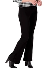 Women with Control Tummy Control St.Tropez Twill Bootcut Pants Black