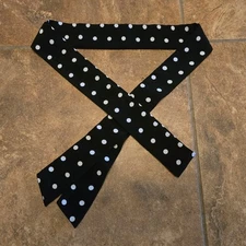 Black Polka Dot 82 Sash Belt