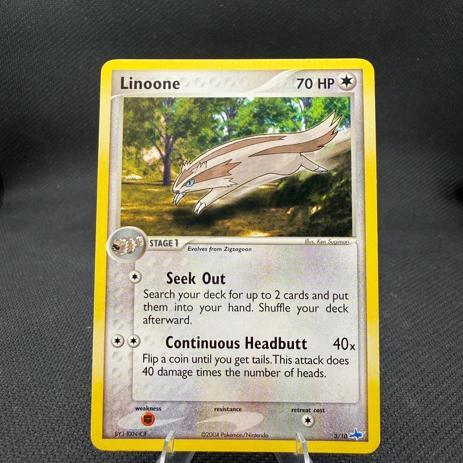 Linoone 3/10 EX Trainer Kit 1: Latias & Latios Common Pokemon MP
