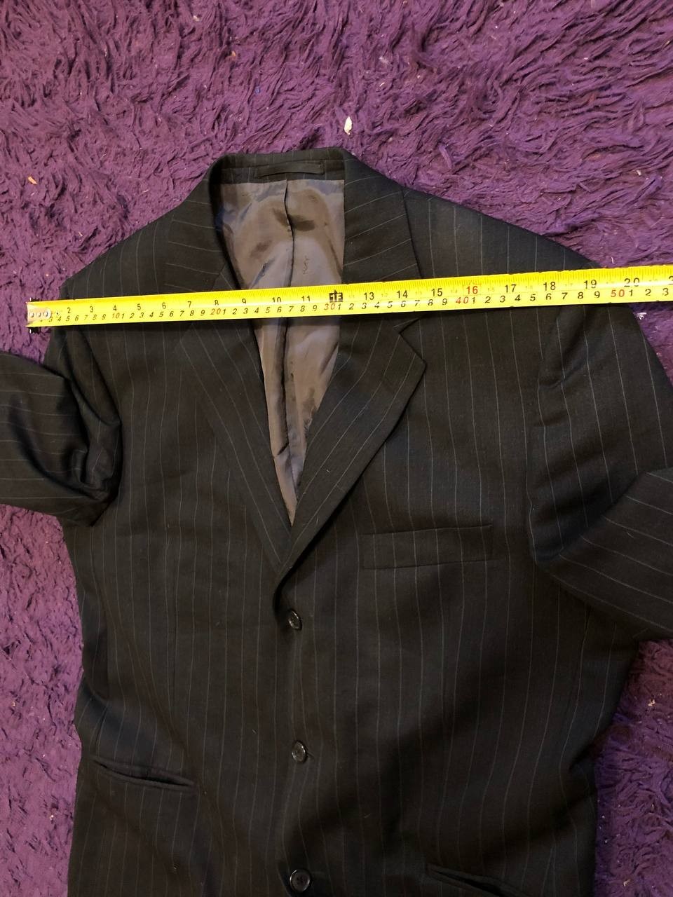 Giacca blazer tuta YSL Yves Saint Laurent 52R lusso invecchiato unisex rara