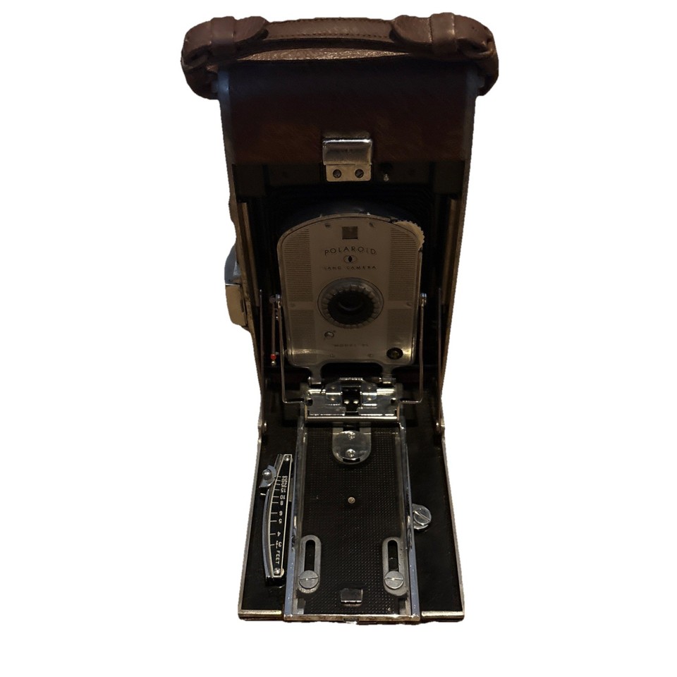 Vtg Polaroid Folding Land Camera Model 95a Circa 1950s Antique untested Clean