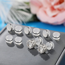 Silicone Earring Backs, 18K Gold Plated, Secure Locking for Heavy Earrings, H...