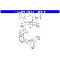 Halter Bremssattel Vorne FüR Skoda Superb 3T 1.9 2.0 3.6 08 Bis 15 ATE ASB BYU