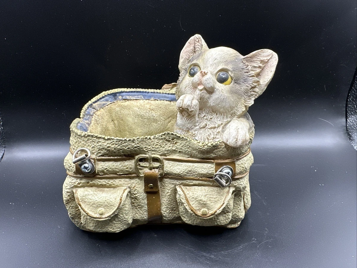 パスザバトン　猫　置物　アンティーク Cat Planter In Collectible Cat Figurines for sale | eBay