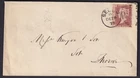 GB 1877 Cover 1d red Selby to Thorne- Plate 170 TK