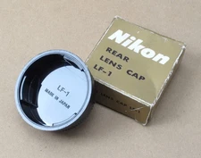 Vtg Nikon LF-1 Rear Lens Cap - MINT in ORIGINAL BOX! Genuine Authentic F-Mount