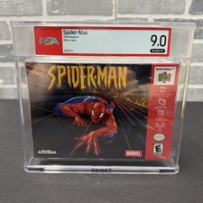 Spider-Man (Nintendo 64, 2000) FACTORY SEALED PSA Graded 9.0 A+