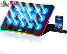 KLIM V14 Gaming Laptop Cooling Pad with 14 Fans  Gaming Laptop Cooler  Stable