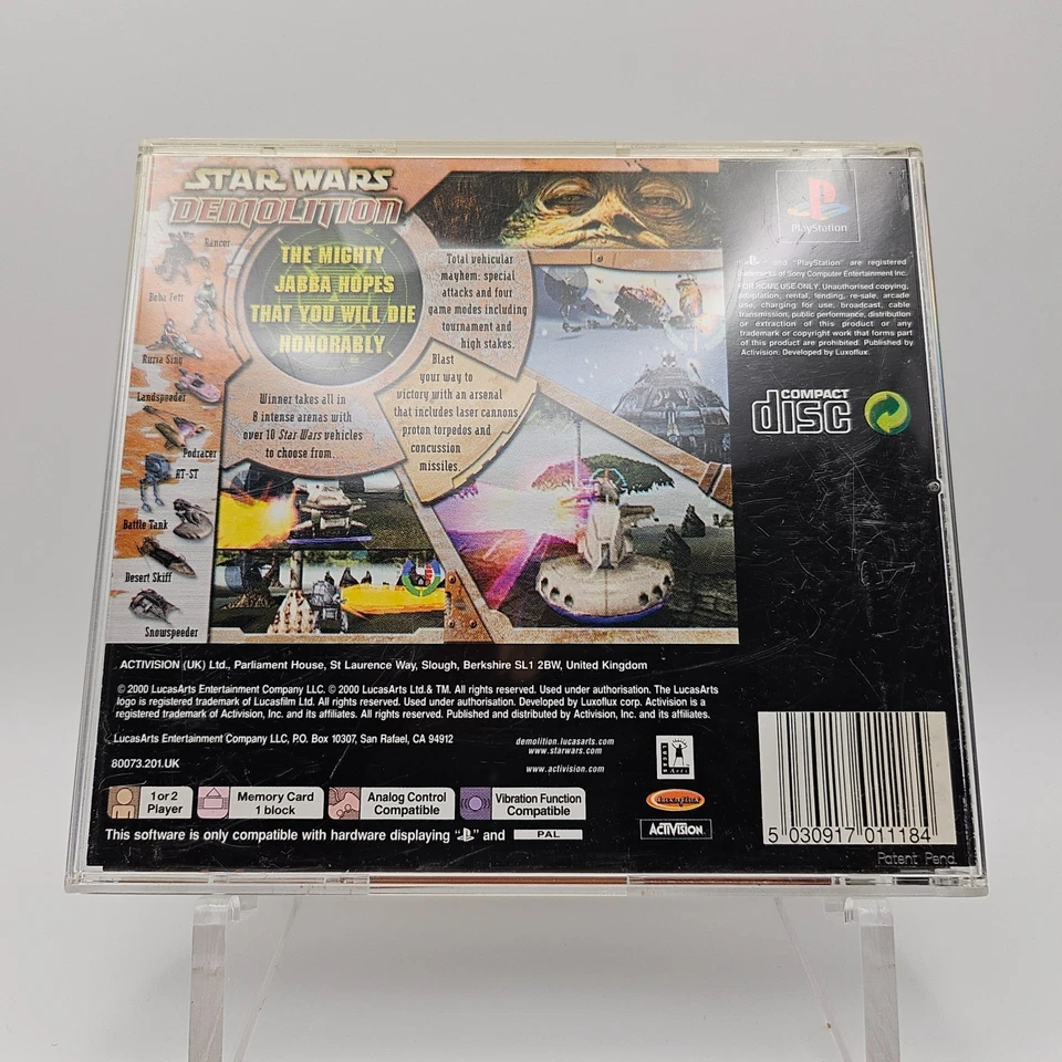 PlayStation 1 Star Wars Demolition PAL Complete - Image 4 of 4