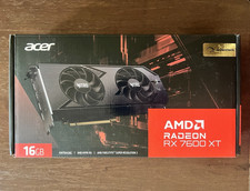 Tarjeta gráfica Acer Nitro AMD Radeon RX 7600 XT 16 GB trazado de rayos HDMI DP