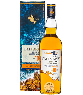 Talisker 10 Years Single Malt Scotch Whisky / 45,8 % vol. / 0,7 Liter-Flasche