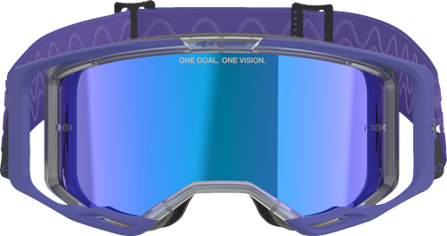ALPINESTARS GOGGLES Vision 8 Goggle - Corp - Purple - Blue Mirror Lens - Foto 2 di 4