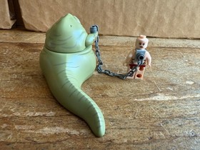 LEGO 75020 Star Wars Slave Leia & Jabba Minifigures w/ Chain Jabba's Sail Barge
