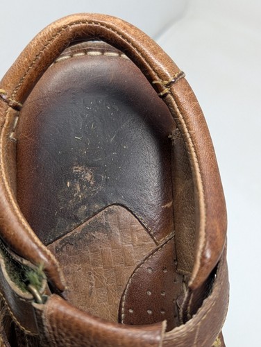 Born Cabot III Men's Size 9 Leather Fisherman Closed-Toe Sandals Y2K Vintage - Picture 6 of 11