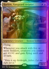 MTG Harbin, Vanguard Aviator (212/416) The Brothers' War LP FOIL