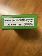 Redding Reloading .243  Competition Bushing Three Die Set (58114)