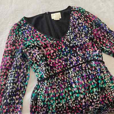 kate spade metallic dot dress Metallic Holiday Dots Tie Neck Shift Dress | Kate Spade New York