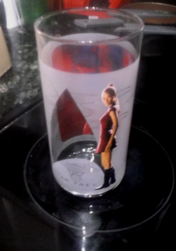 New Star Trek Collectible Glass Uhura - 2008 - Paramount Theater Edition
