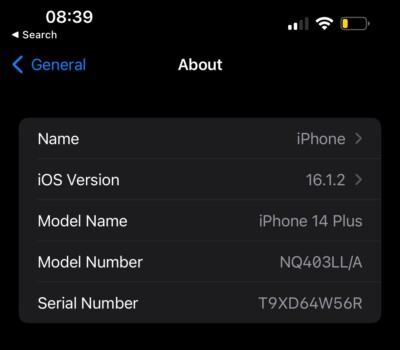Apple iPhone 14 Pro Max - 256 GB - Purple (AT&T)