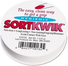 Lee Sortkwik Anti-Bacterial Odorless Non-Toxic Fingertip Moistener Hygienic