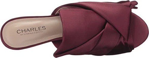 Charles by Charles David Mya Mule della donna, Cabernet, taglia 7,5, nuovo con scatola - Foto 5 di 7