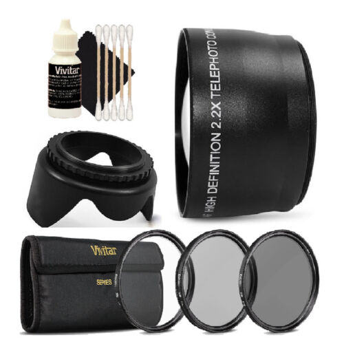 52mm Telephoto Lens Kit for Canon EOS 700D/1200D and All Canon DSLR Camera - Picture 1 of 5