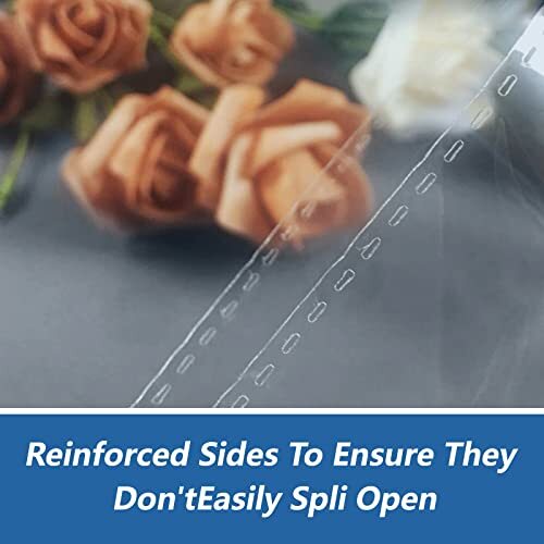 100 Pcs Clear Cellophane SelfSeal Poly Bags for Clothing TShirts