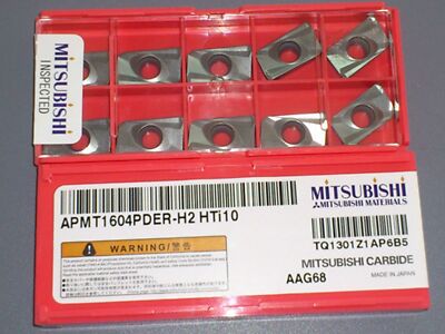 MITSUBISHI APMT1604PDER-H2 HTi10 Carbide Insert New In Box 10PCS/Box /