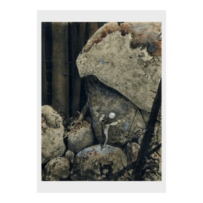 John Bauer - 'The King's strongest man': Poster (16.5'' x 11.7'')