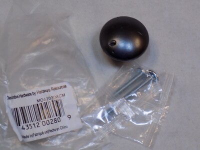 Round Bronze MO6023DACM Belcastel 1 1/8'' Pull Knob Cabinet Hardware Resources