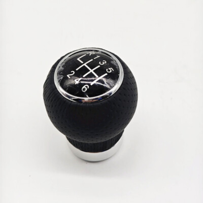 6 Speed Car Gear Head Shift Shifter Lever Stick Knob Modified Shift Head Leather